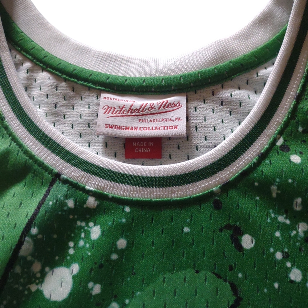 Rare Larry Bird JerseyMitchell & NessHardwood Classics Nostalgia Sz XL - Picture 3 of 5